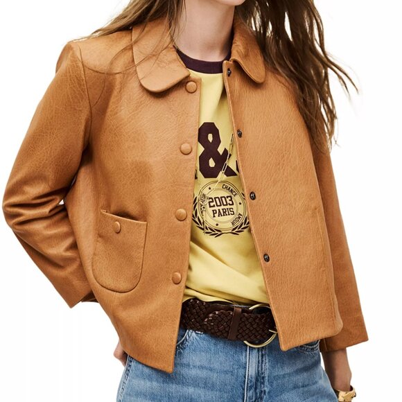 Ba&sh Bilos Leather Jacket - Picture 8 of 16